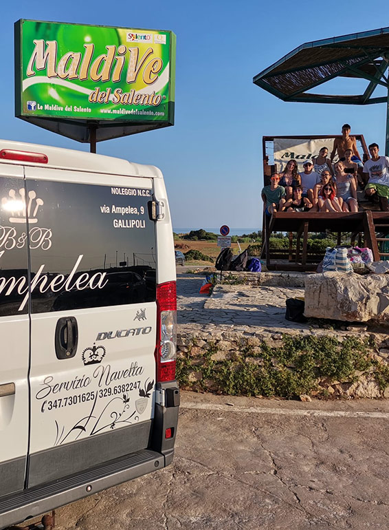 Servizio navetta a Gallipoli